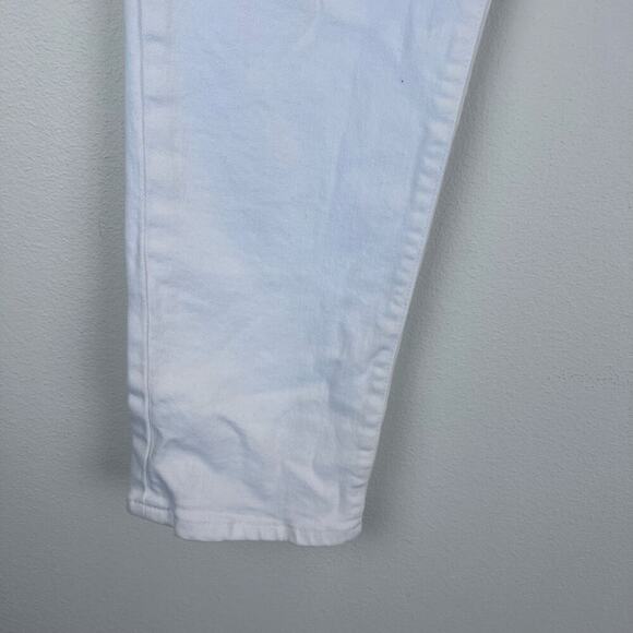 GAP DENIM the Girlfriend Mid Rise White Skinny Jean Women's Size 4/27 - Picture 5 of 6
